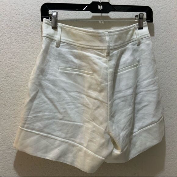 J.Crew high rise Linen Blend Cuffed Shorts size 0 - Picture 5 of 9
